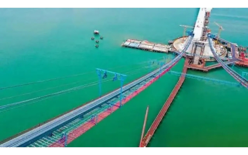 半岛平台科技带您看看深中通道伶仃洋大桥主缆强“中国芯”！